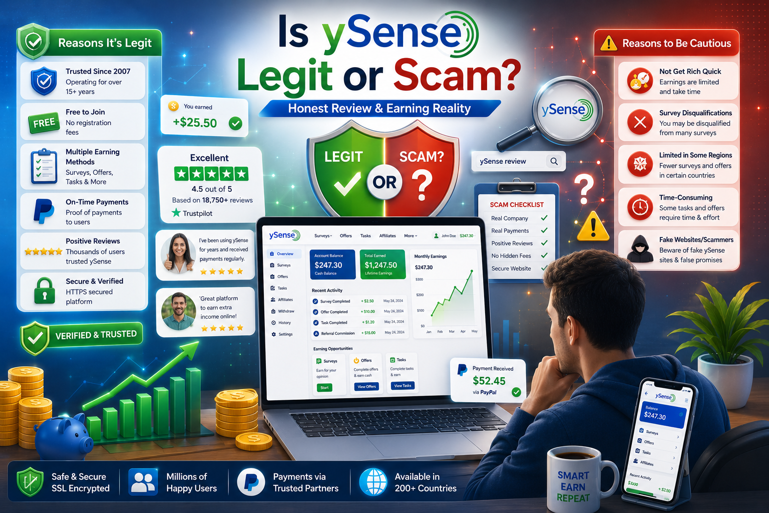 is ysense legit or scam