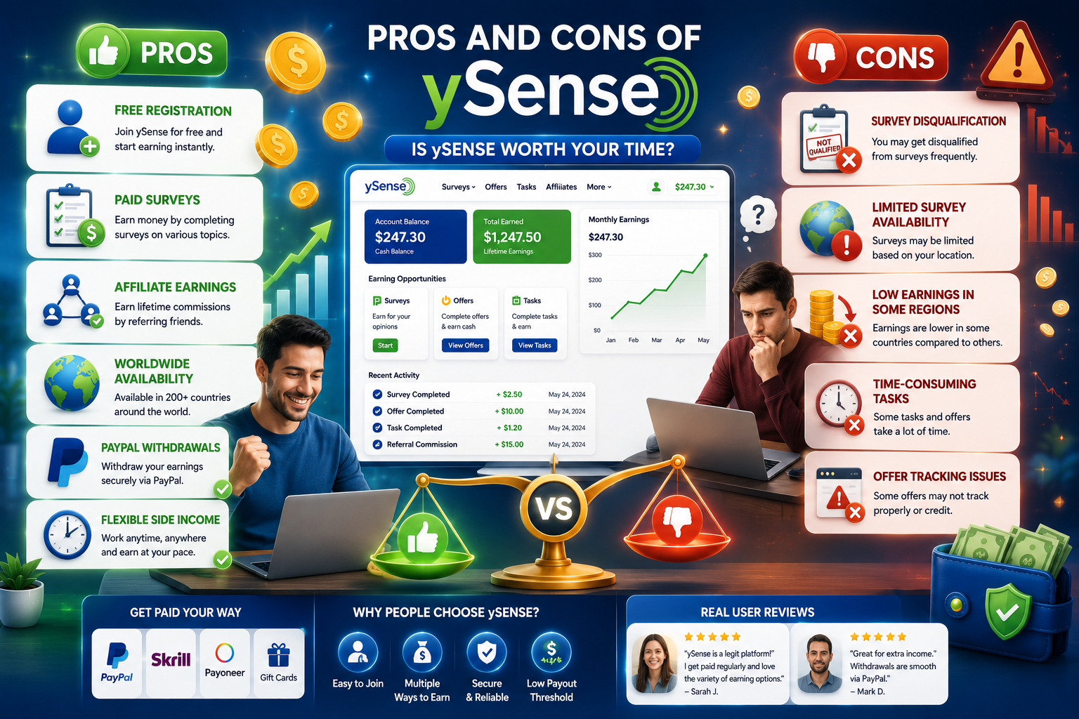 pros and cons of ysense